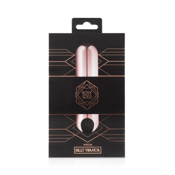 Віброкуля Rosy Gold — Nouveau Bullet Vibrator, перезаряджається - Зображення 5