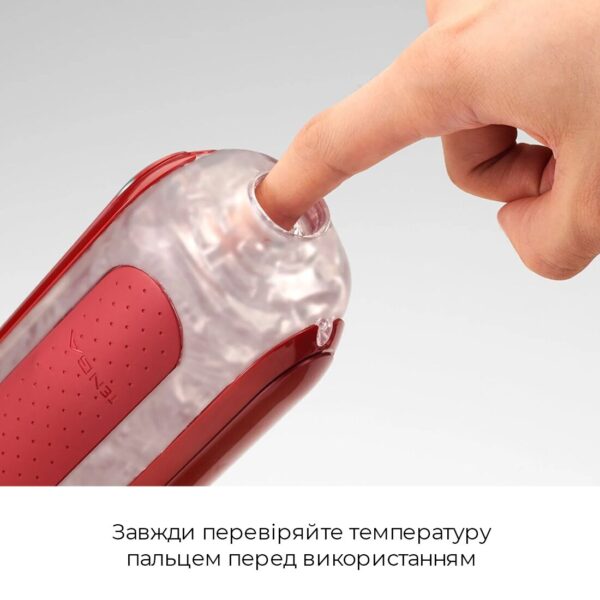 Набір мастурбатора із нагрівачем Tenga Flip Zero Red + Flip Warmer - Зображення 7