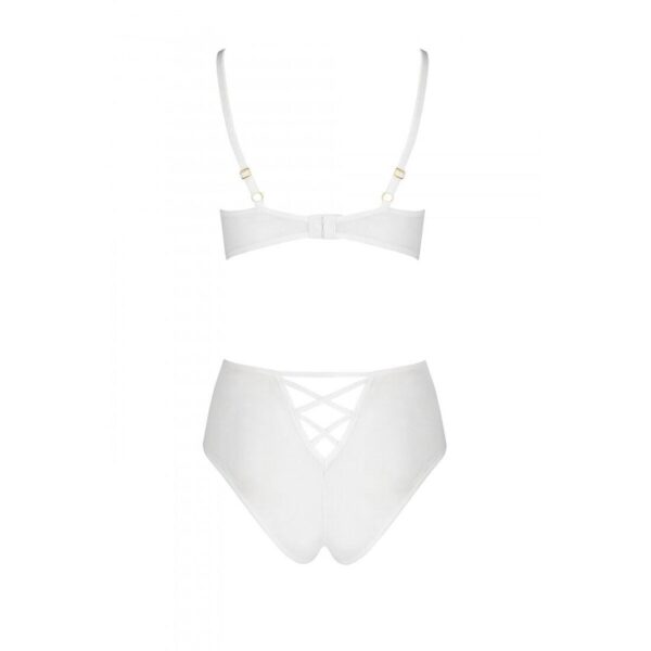 Еротичний комплект з малюнком Passion LOVELIA BIKINI XXL/XXXL, white - Зображення 4