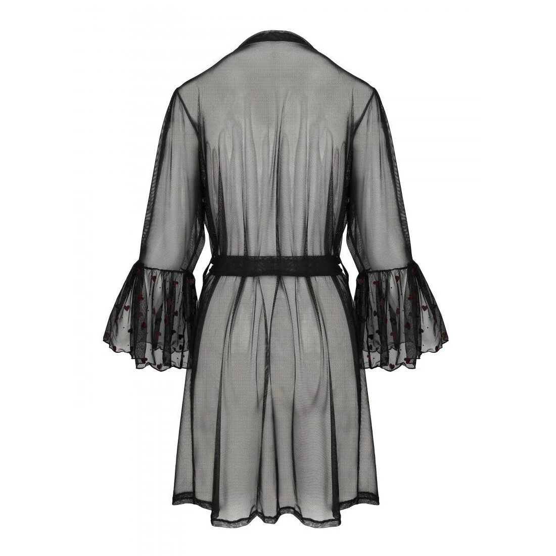 Повітряний пеньюар Passion LOVELIA PEIGNOIR XXL/XXXL, black - Зображення 6