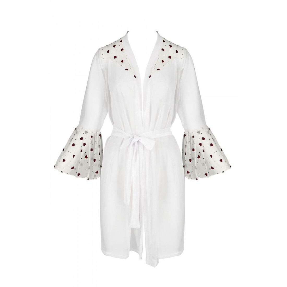 Повітряний пеньюар Passion LOVELIA PEIGNOIR XXL/XXXL, white - Зображення 5