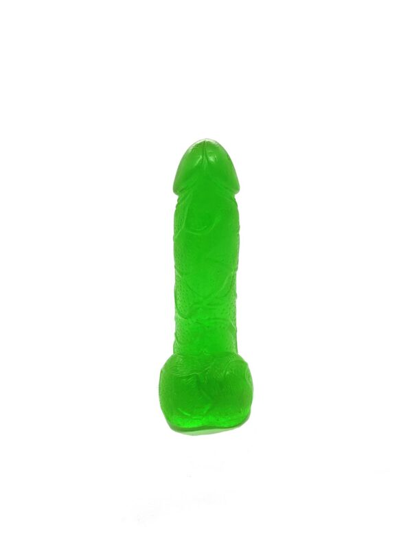 Крафтове мило-член із присоскою Чистий Кайф Green size S натуральне - Зображення 2
