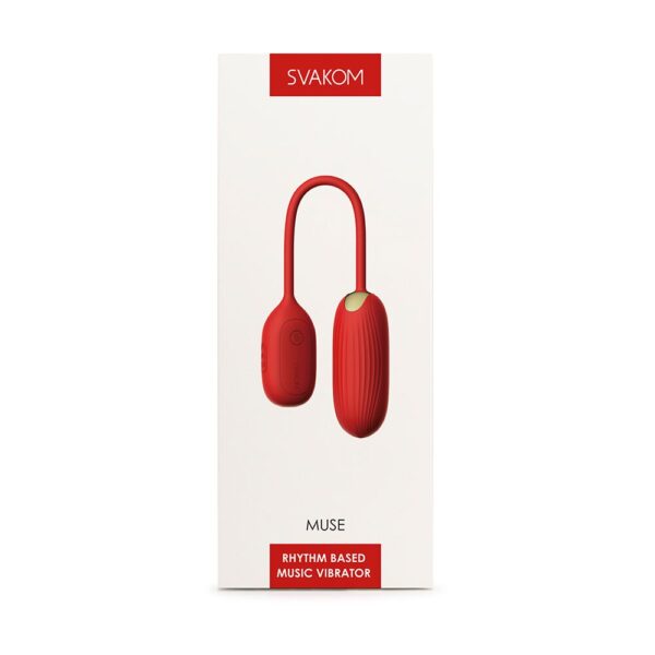 Віброяйце Svakom Muse Red - Зображення 9