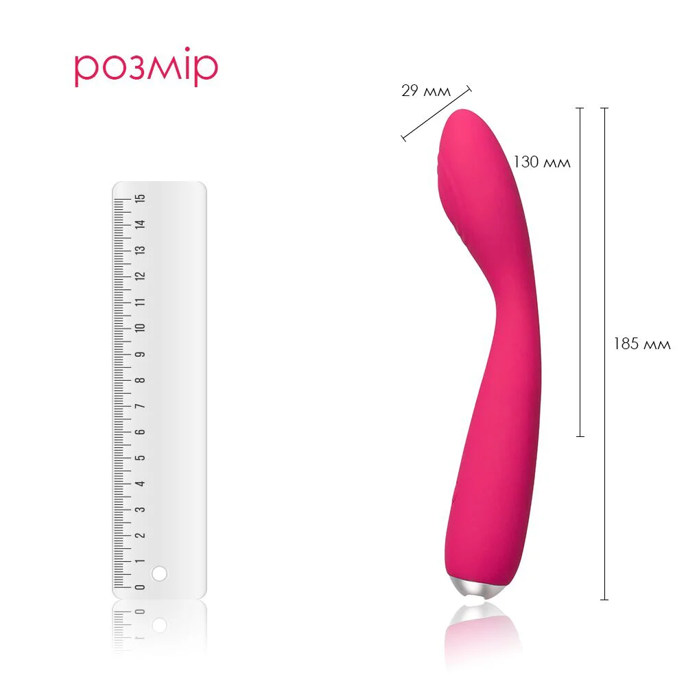 Вібратор для клітора та точки G Svakom Iris Plum Red - Зображення 2