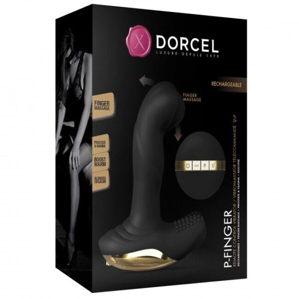 Вібромасажер з "масажем пальцем" для простати і вагіни Dorcel P-Finger - Зображення 6