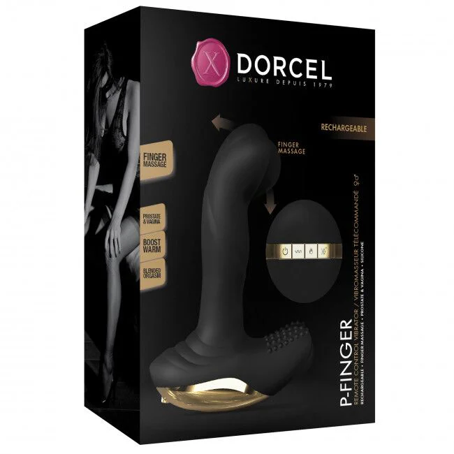 Вібромасажер з "масажем пальцем" для простати і вагіни Dorcel P-Finger - Зображення 6