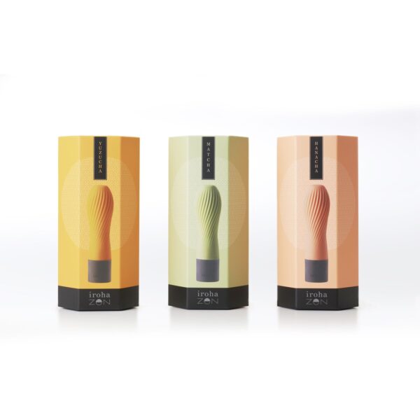Вібратор IROHA ZEN Matcha з ніжною ребристою поверхнею - Зображення 9