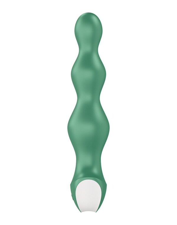 Анальний стимулятор-намистини з двома моторами Satisfyer Lolli-Plug 2 Green - Зображення 4