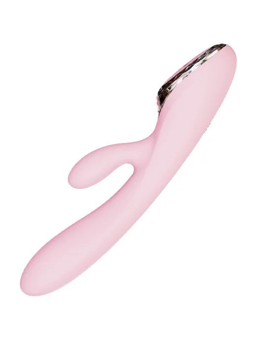 Вібратор-кролик з голівкою KISTOY A-King, що надувається, LED-екран - Зображення 3