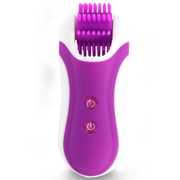 Стимулятор з імітацією оральних пестощів FeelzToys - Clitella Oral Clitoral Stimulator Purple - Зображення 4