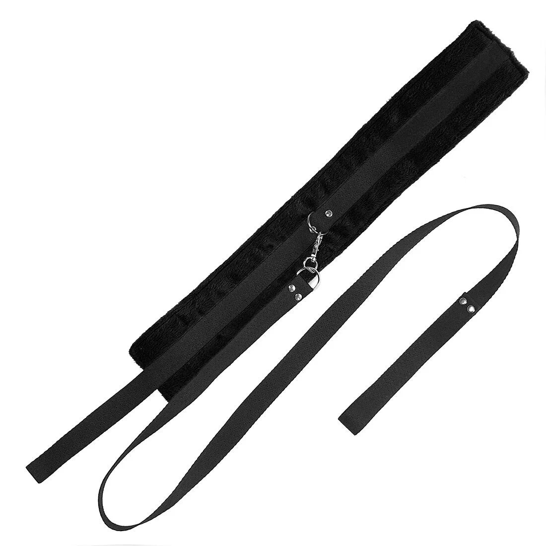 Набір нашийник з повідцем та маска Art of Sex – Soft Touch Light, чорний - Зображення 9