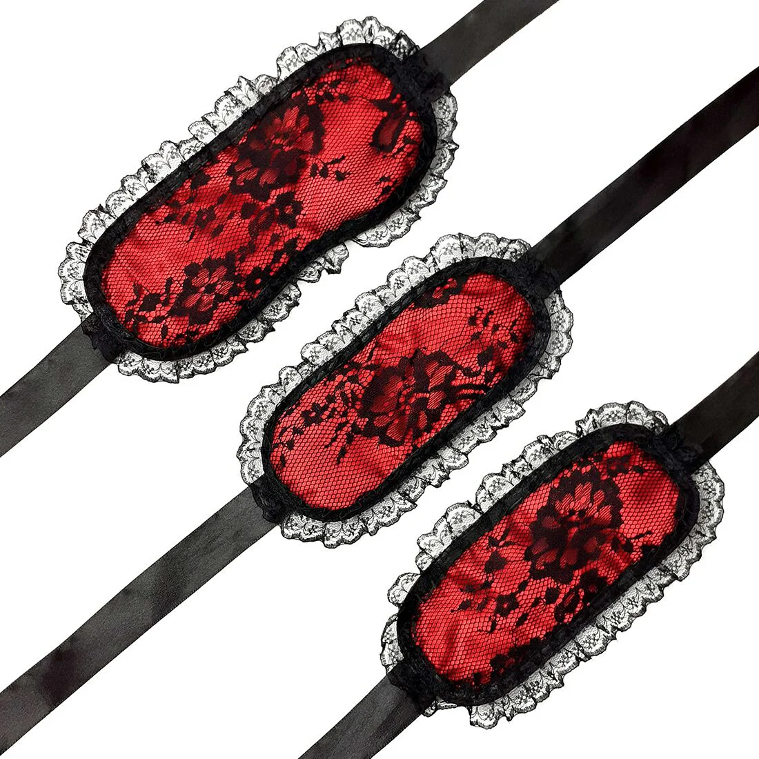 Мереживна маска на очі з наручниками Art of Sex – Mask and Handcuffs - Зображення 2