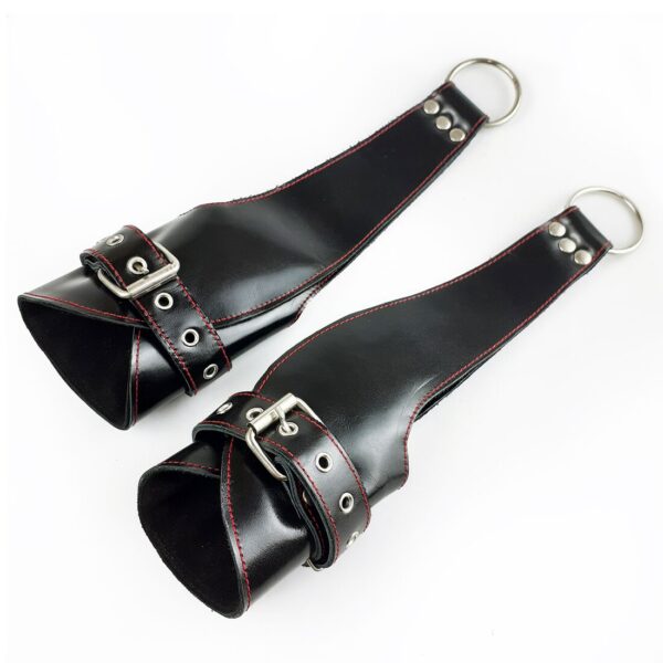 Поручі для підвісу Art of Sex – Fetish Hand Cuffs For Suspension, натуральна шкіра - Зображення 2