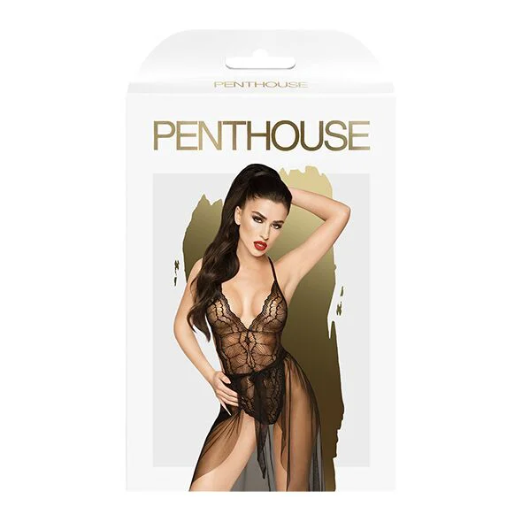 Комплект боді та спідниця Penthouse - Best Foreplay Black L/XL - Зображення 3