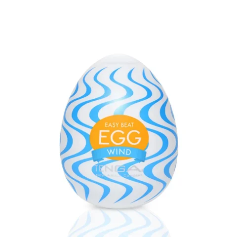 Мастурбатор Tenga Egg Wind з унікальним зиґзаґоподібним рельєфом