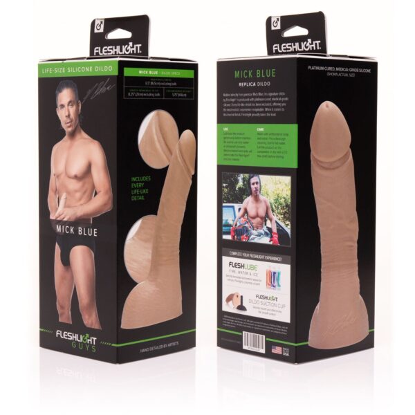 Фалоімітатор Fleshlight Guys: Mick Blue Dildo, за зліпком пеніса - Зображення 2