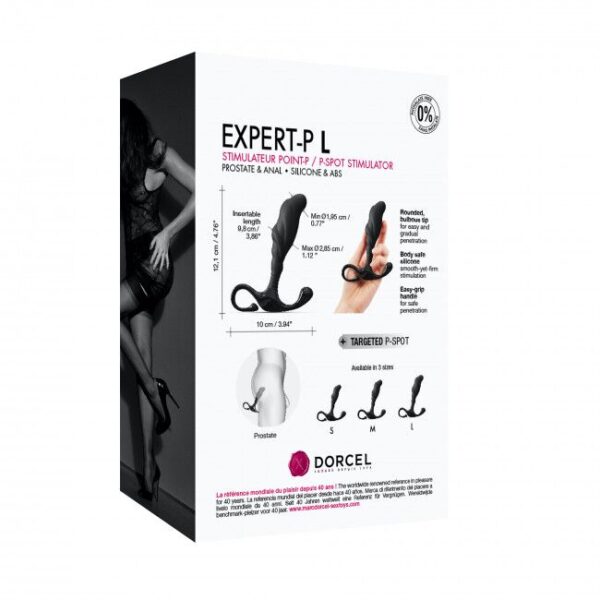 Ручний ергономічний масажер простати Dorcel Expert P size L - Зображення 6