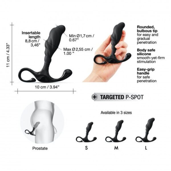 Ручний ергономічний масажер простати Dorcel Expert P size M - Зображення 3