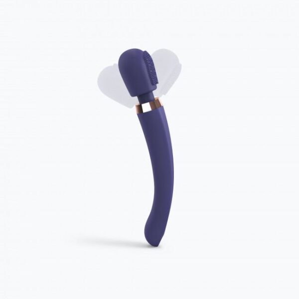Вібромасажер із силіконовою щіточкою Love to Love Brush Crush - Midnight Indigo - Зображення 4