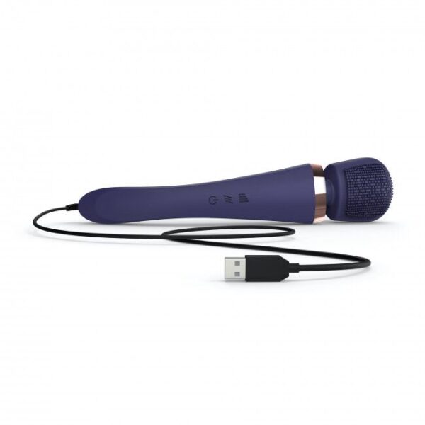 Вібромасажер із силіконовою щіточкою Love to Love Brush Crush - Midnight Indigo - Зображення 3