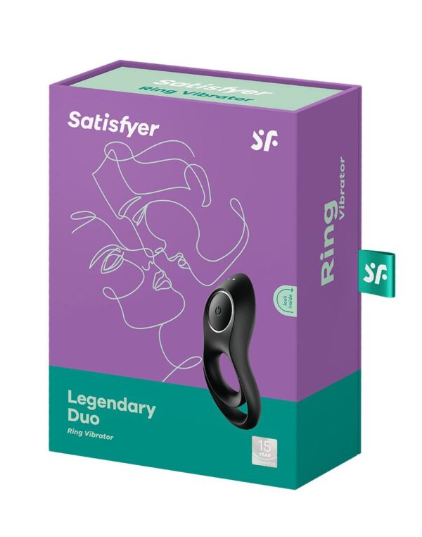 Ерекційне кільце з вібрацією Satisfyer Legendary Duo для члена та мошонки - Зображення 6