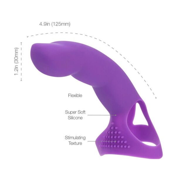 Насадка на палець Simple&True Extra Touch Finger Dong Purple - Зображення 2