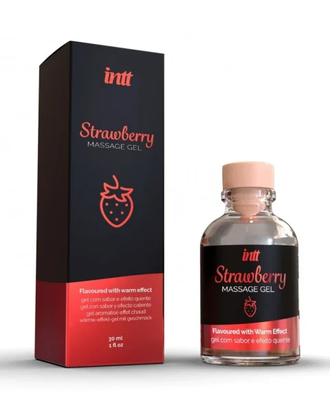 Масажний гель Intt Strawberry для інтимного догляду, 30 мл