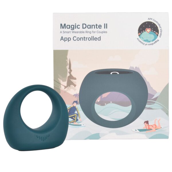 Ерекційне віброкільце Magic Motion Dante II, керування за допомогою смартфона - Зображення 4