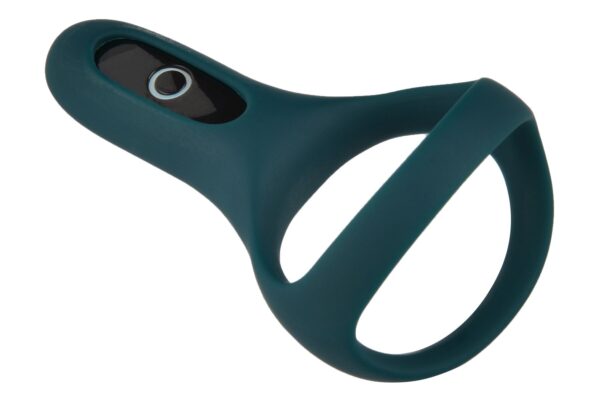Подвійне ерекційне кільце Fun Town Rise Turquoise, керування зі смартфона - Зображення 2
