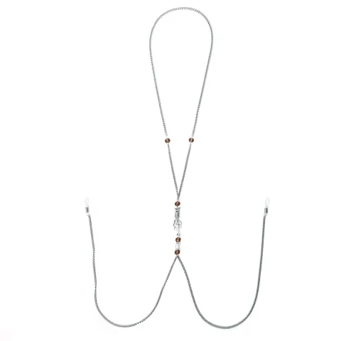 Прикраса для сосків Art of Sex - Nipple Clamps Arrow, колір гранатовий