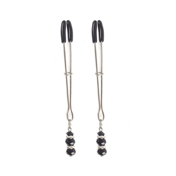 Затискач для сосків Art of Sex - Nipple Clamps Lovely Black - Зображення 2
