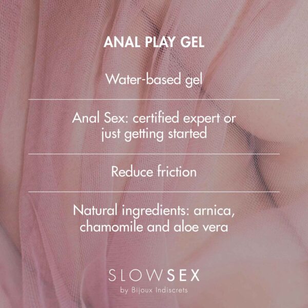 Анальний гель-змазка Bijoux Indiscrets Slow Sex Anal play gel - Зображення 4
