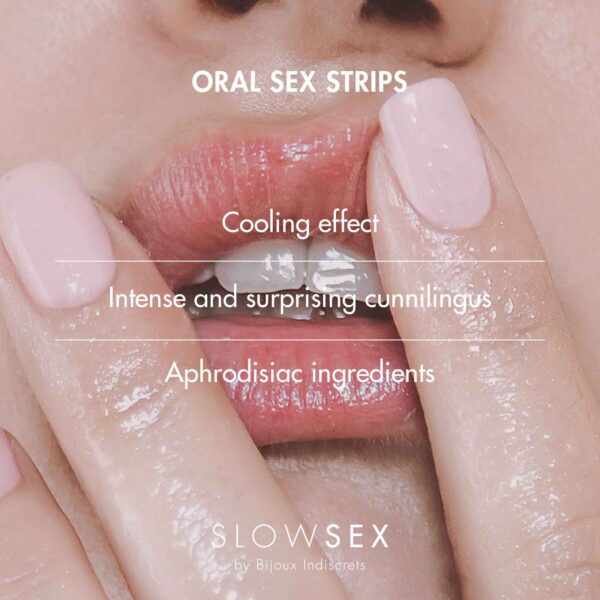 Смужки для орального сексу Bijoux Indiscrets Slow Sex Oral sex strips - Зображення 3