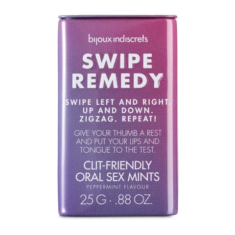 М'ятні цукерки Bijoux Indiscrets Swipe Remedy, без цукру, 25 г