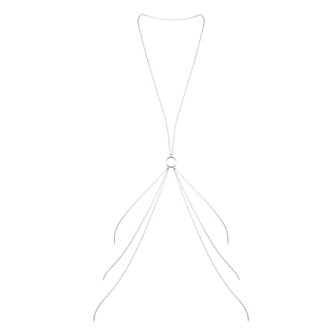 Ланцюжок для тіла Bijoux Indiscrets Magnifique 8 Body Chain — Silver