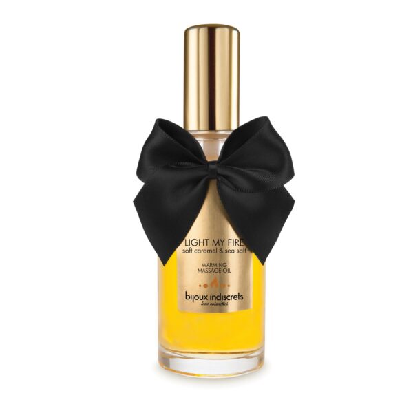 Розігрівальна олія Bijoux Indiscrets Light my Fire – Caramel&Sea salt - Зображення 2