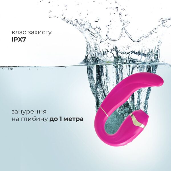 Пульсатор із вакуумною стимуляцією клітора Adrien Lastic My G (Pink) - Зображення 4