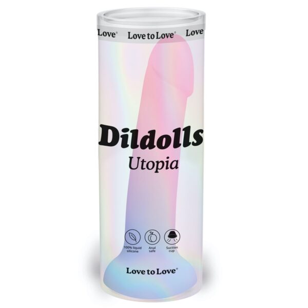 Дилдо з кольоровим градієнтом Love To Love DILDOLLS - UTOPIA ультрам'який - Зображення 6