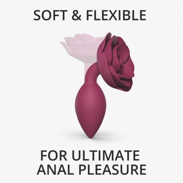Силіконова анальна пробка Love To Love OPEN ROSES M SIZE - PLUM STAR - Зображення 2