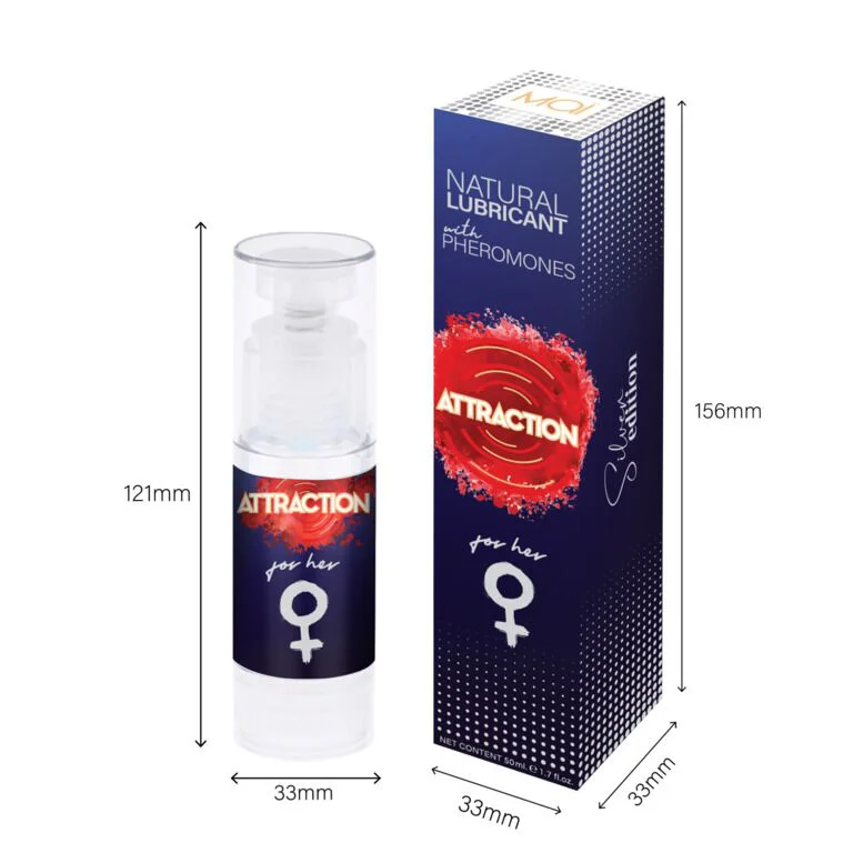 Змазка на водній основі MAI Attraction for Her (50 мл) з феромонами для неї - Зображення 4