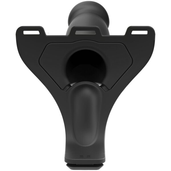 Страпон унісекс Doc Johnson Body Extensions – Be Risque, вібрація, пульт керування, порожня насадка - Зображення 4