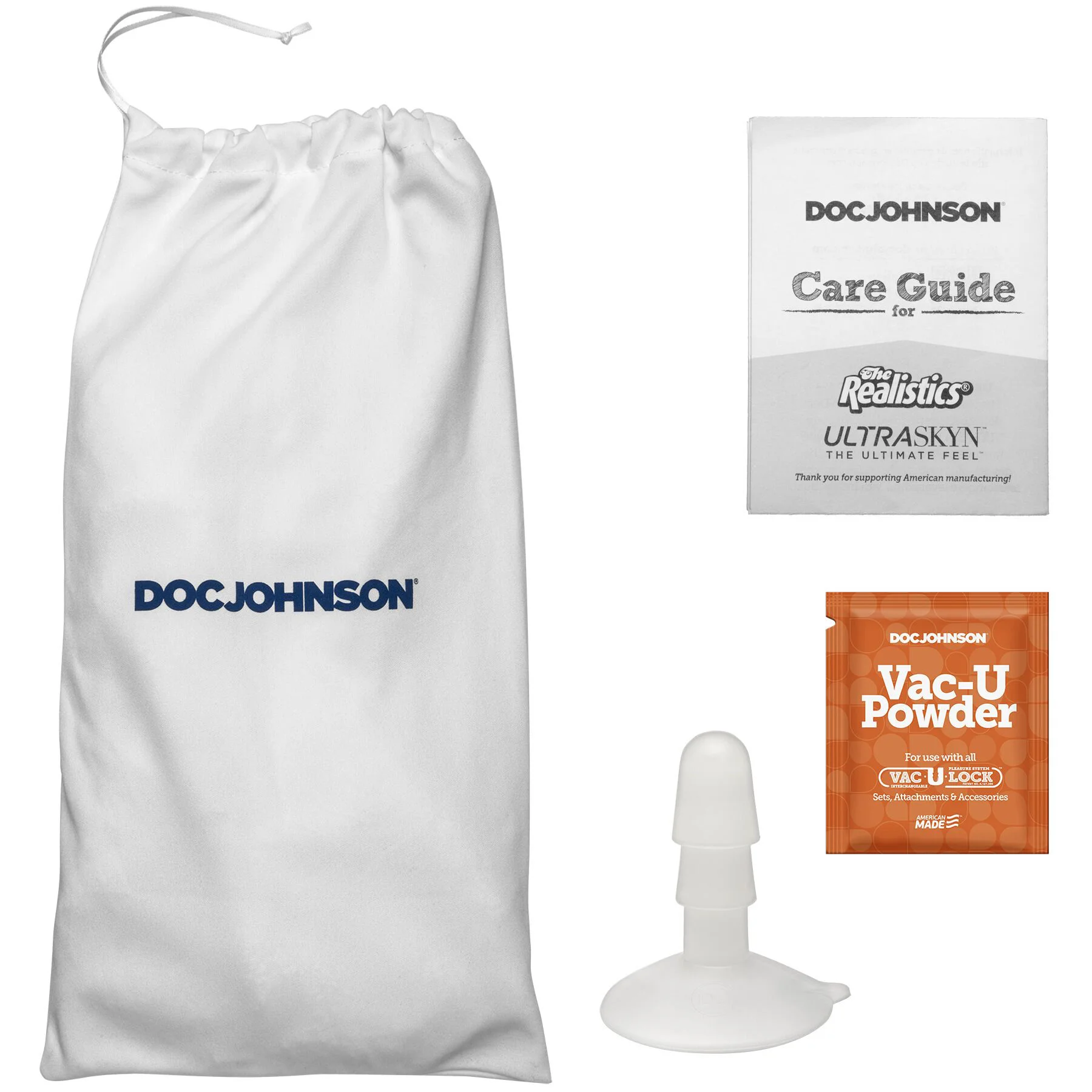 Фалоімітатор Doc Johnson Signature Cocks – Chad White 8,5 inch UltraSkin - Зображення 4