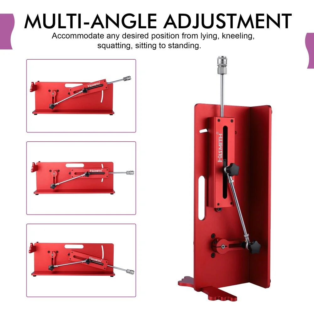 Смарт секс-машина Hismith Table Top 2.0 Pro APP Red, настільна версія - Зображення 2