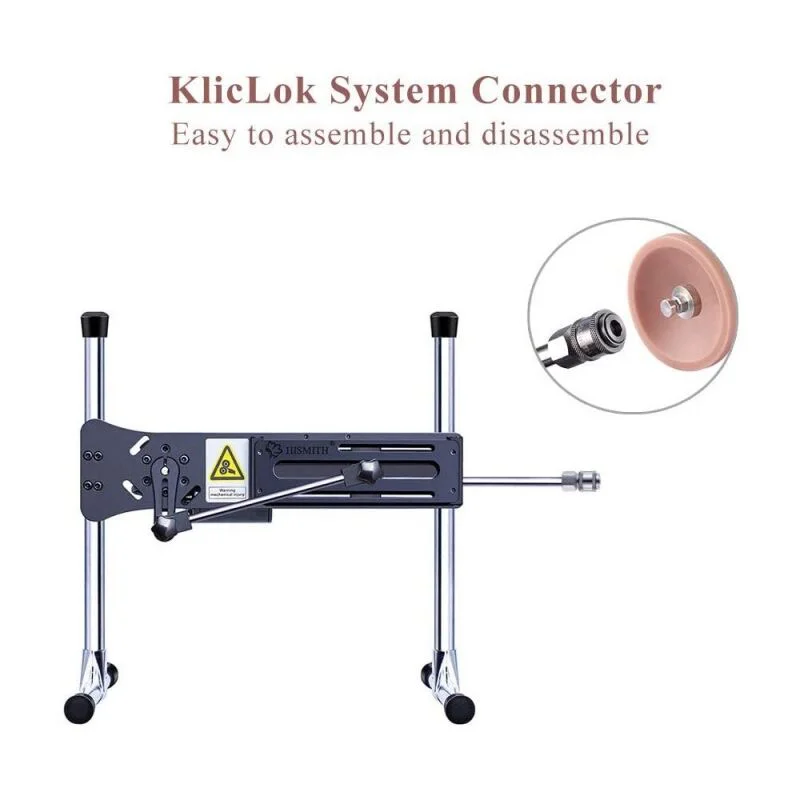 Фалоімітатор 10.2″ з вібрацією для секс-машин Hismith Silicone Dildo with Vibe, KlicLok, пульт ДК - Зображення 6