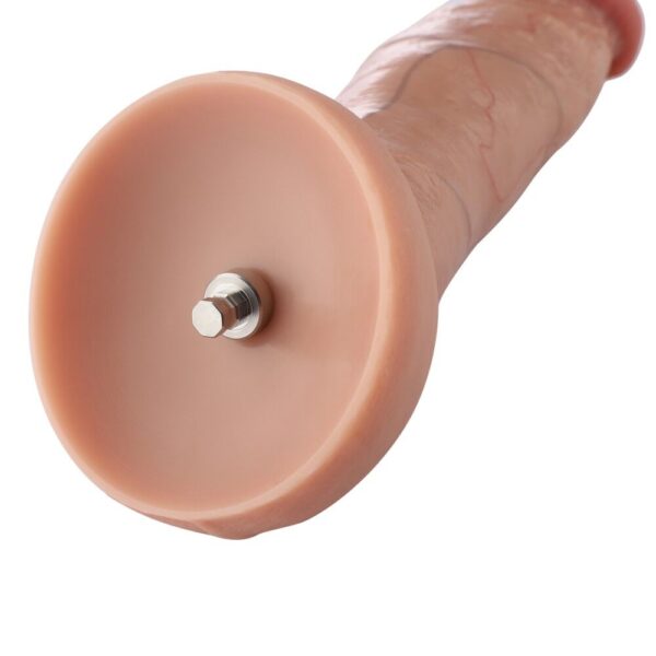 Гіперреалістичний фалоімітатор для секс-машин Hismith Hyper Realistic Silicone Dildo, KlicLok - Зображення 7