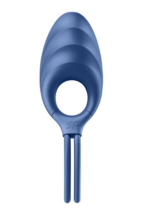 Ерекційне віброкільце-ласо Satisfyer Swordsman Blue, міцна фіксація, 10 режимів, потужний мотор - Зображення 4