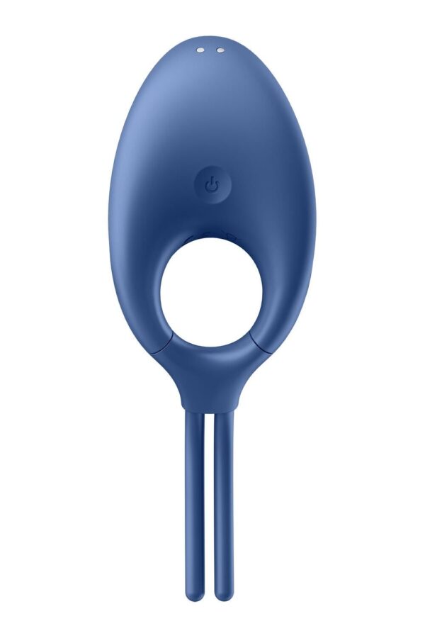Ерекційне віброкільце-ласо Satisfyer Swordsman Blue, міцна фіксація, 10 режимів, потужний мотор - Зображення 5