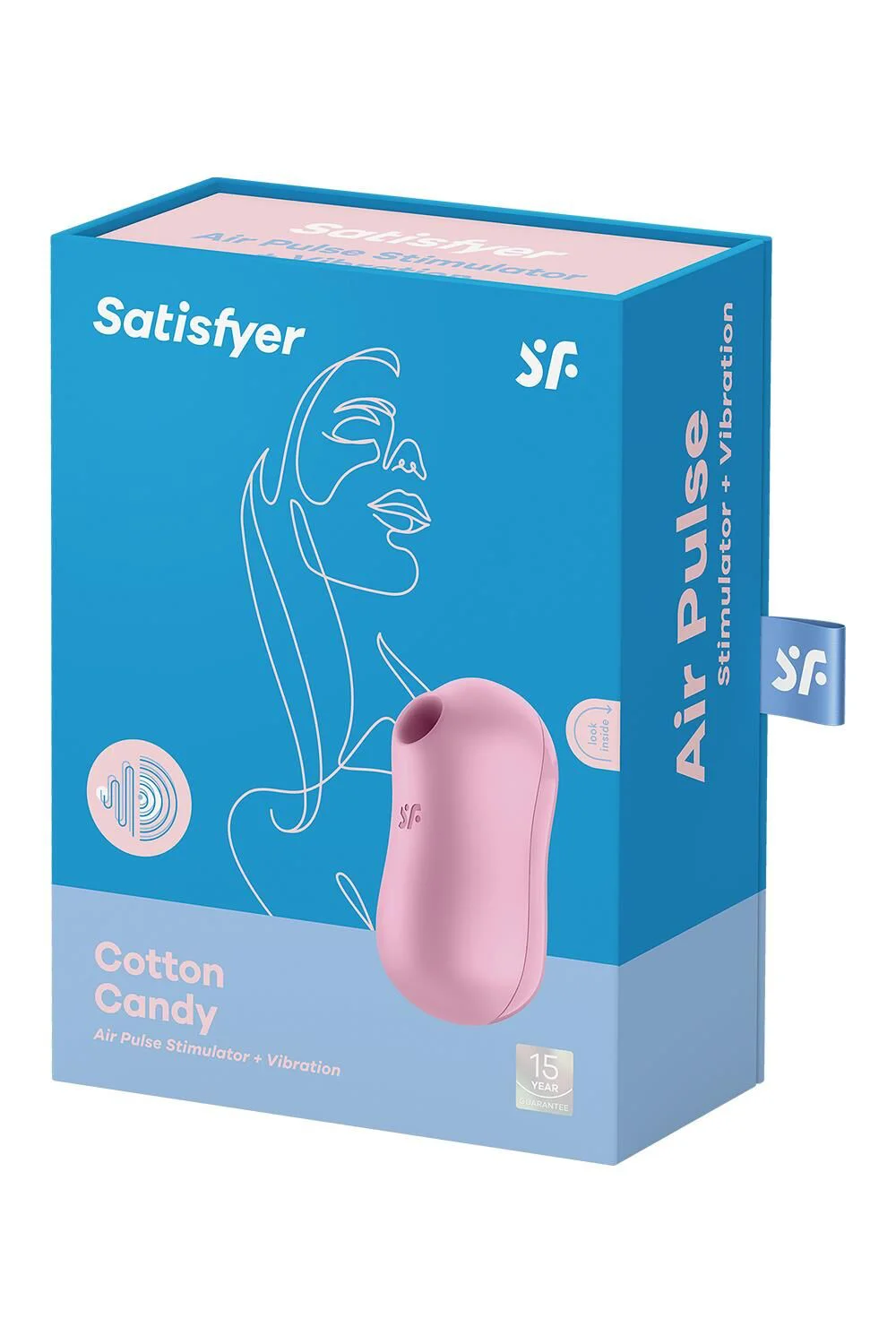 Вакуумний стимулятор Satisfyer Cotton Candy, ліловий, 60 хв роботи - Зображення 7