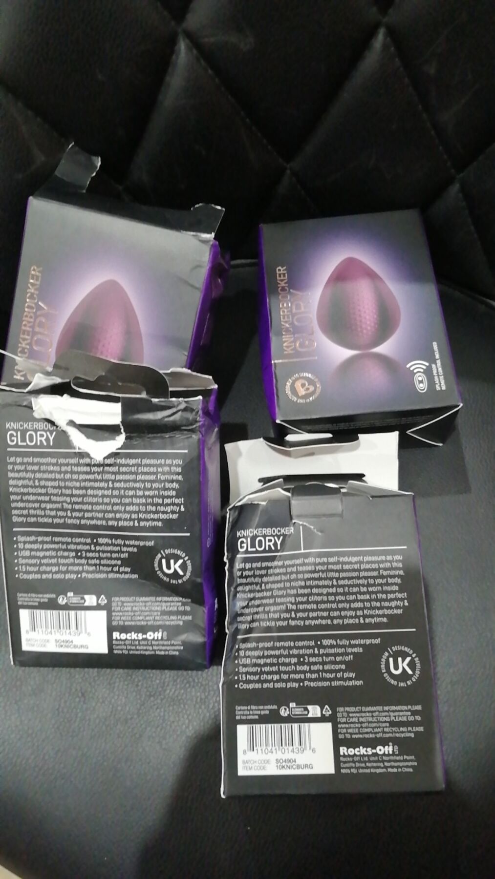 Вібратор у трусики Rocks Off Knickerbocker Glory — Burgundy (м'ята упаковка!!!) - Зображення 2