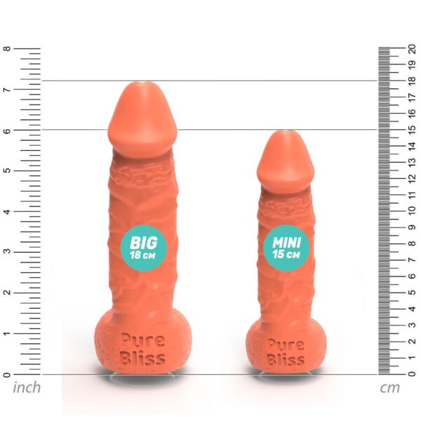 Крафтове мило-член із присоскою Pure Bliss MINI Coral, натуральне - Зображення 5
